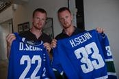 Canucks-tröja signerad av Daniel Sedin!