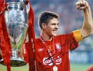 Steven Gerrard jublar i Istanbul